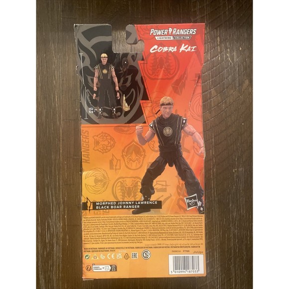 Power Rangers Lightning Collection Cobra Kai Johnny Lawrence Morphed Black Boar - Picture 2 of 6